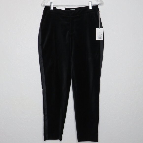 a new day* Women's Multipocketed Mid Rise Slim Ankle Black Stretch Pants~ Size 2 - Picture 1 of 14